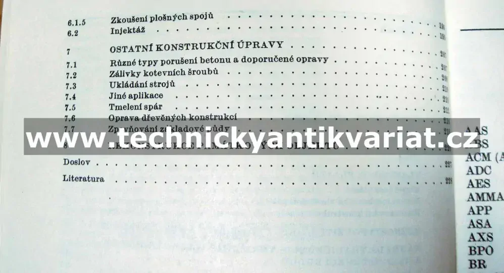 Plasty pro rekonstrukce staveb - R. A. Bareš (1989)