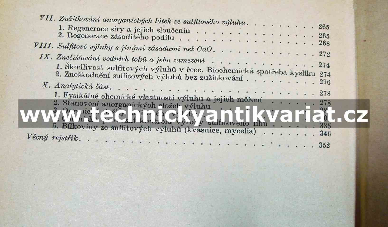 Sulfitové výluhy a jejich zužitkování - Boríšek, Šála, Svatoň (1953)