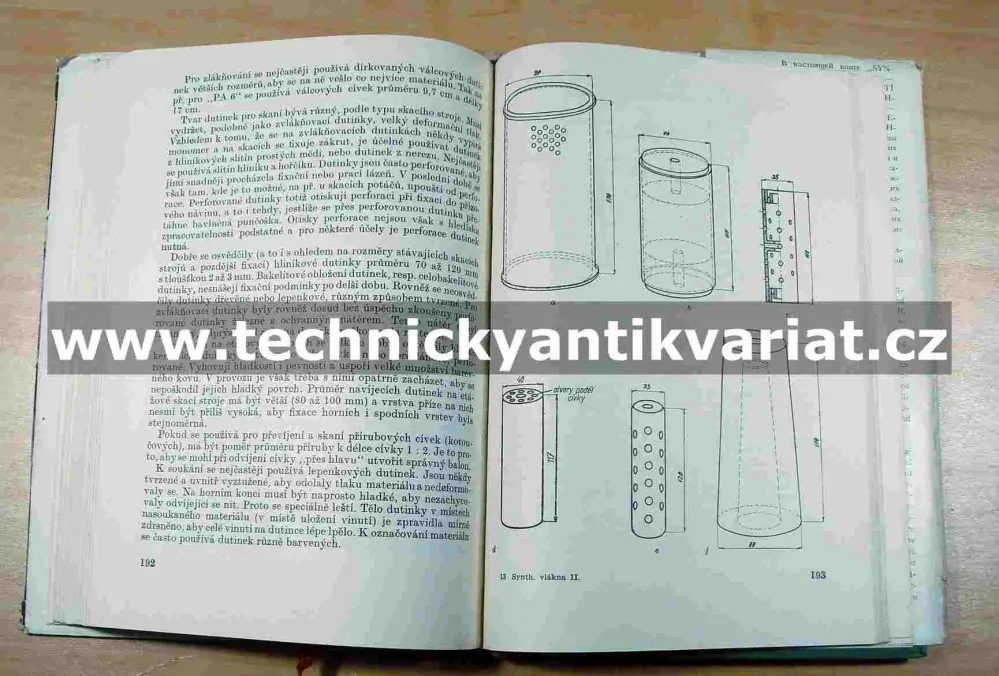 Syntetická vlákna I.,II., III. - Piller, Trávníček (1956, 1956, 1957)