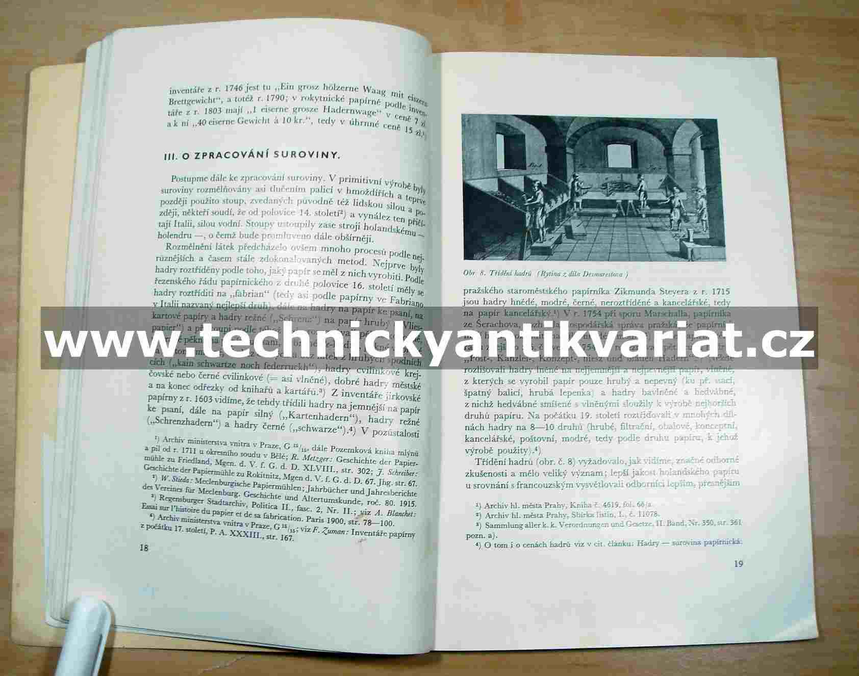 Výrobní technika papíru a její vývoj
