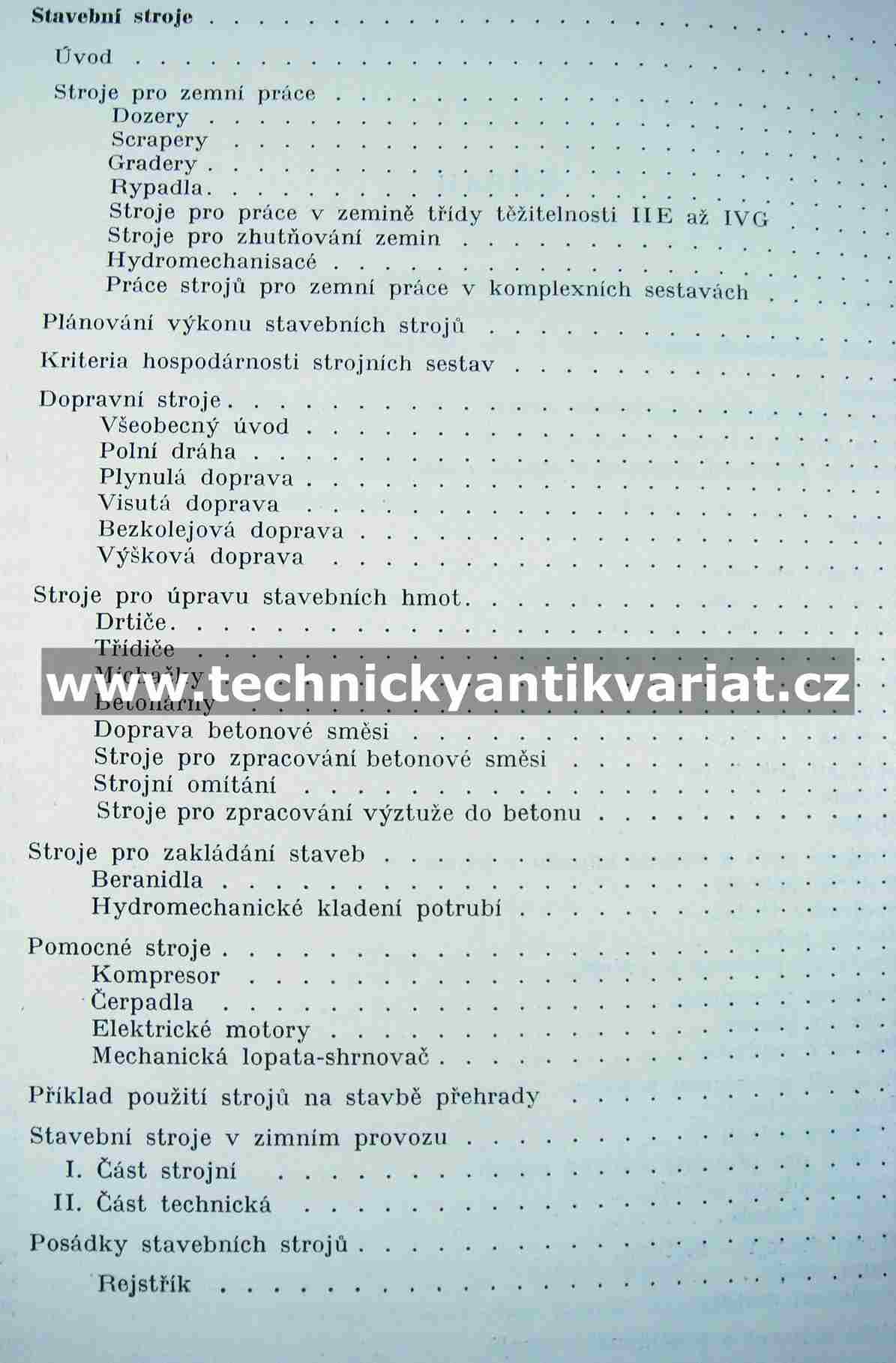 Stroje na stavbě