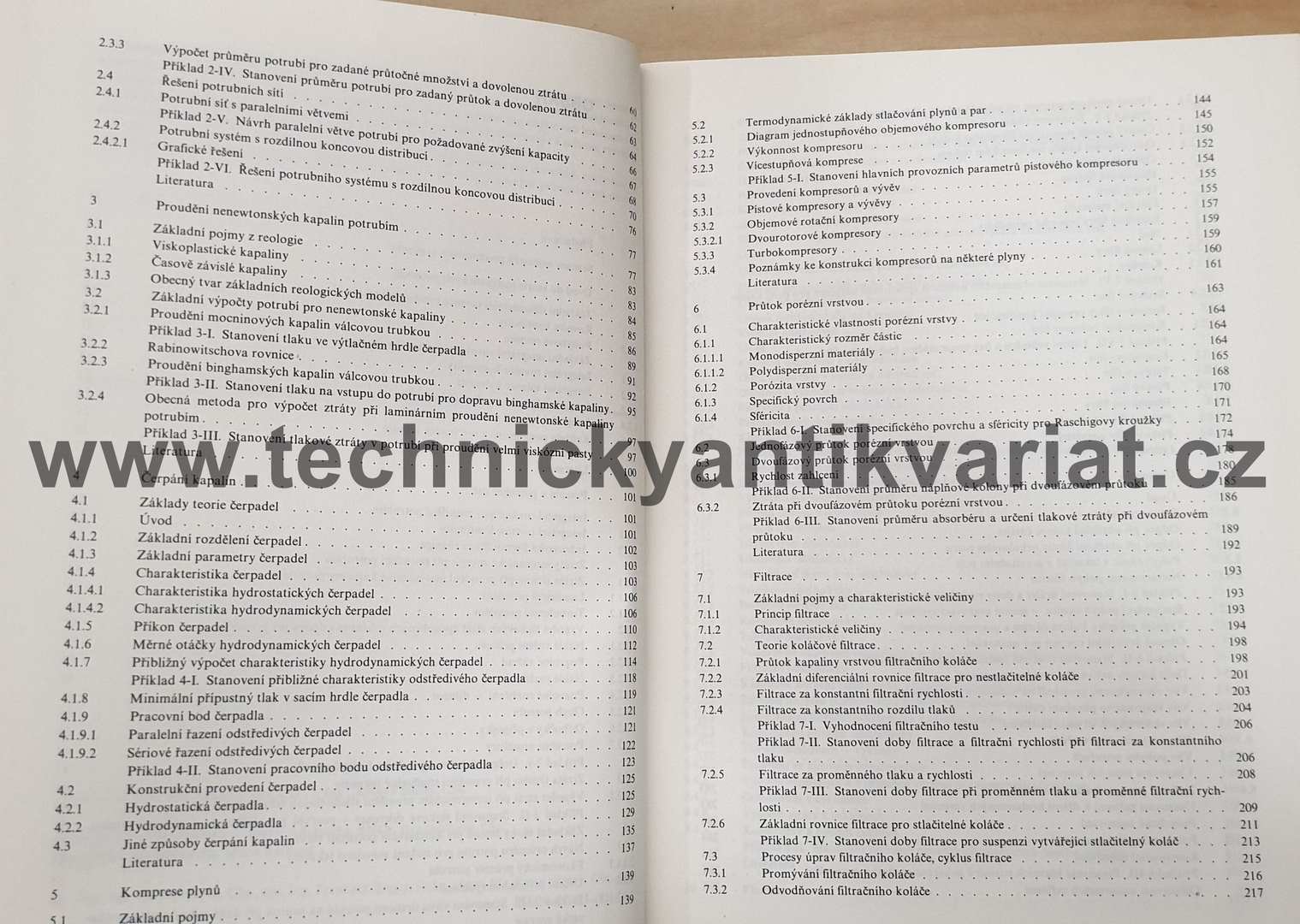 Hydraulické pochody v chemickém a potravinářském průmyslu - Novák, Rieger, Vavrd (1989)