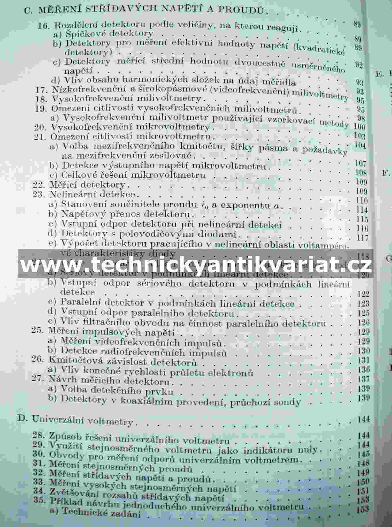 Tranzistorové a elektronkové voltmetry