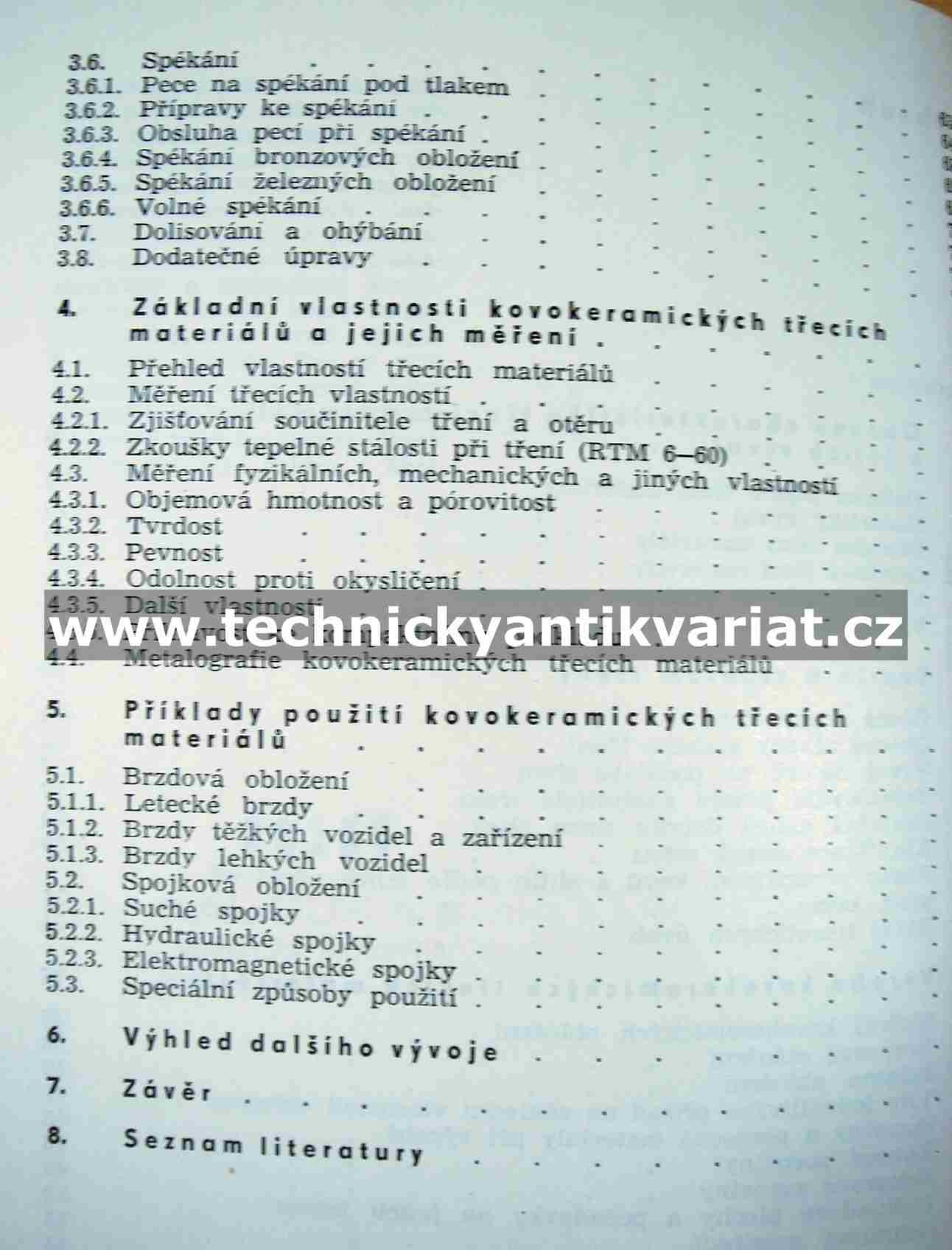 Kovokeramické třecí materiály