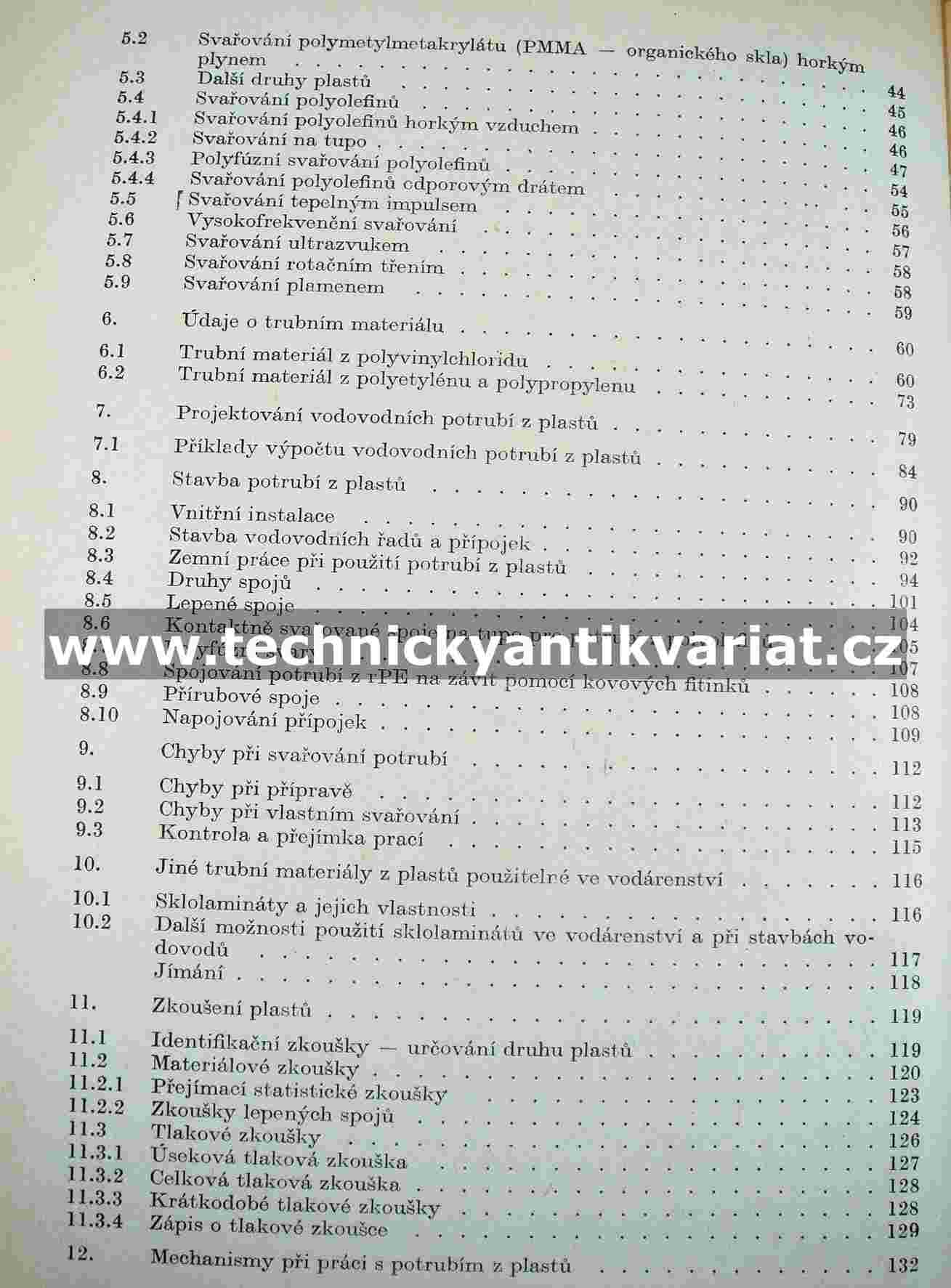 Stavba vodovodů z plastů - J. Fajmon (1981)