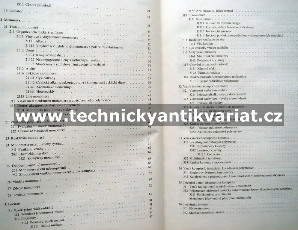 Mechanismus a kinetika polymerací