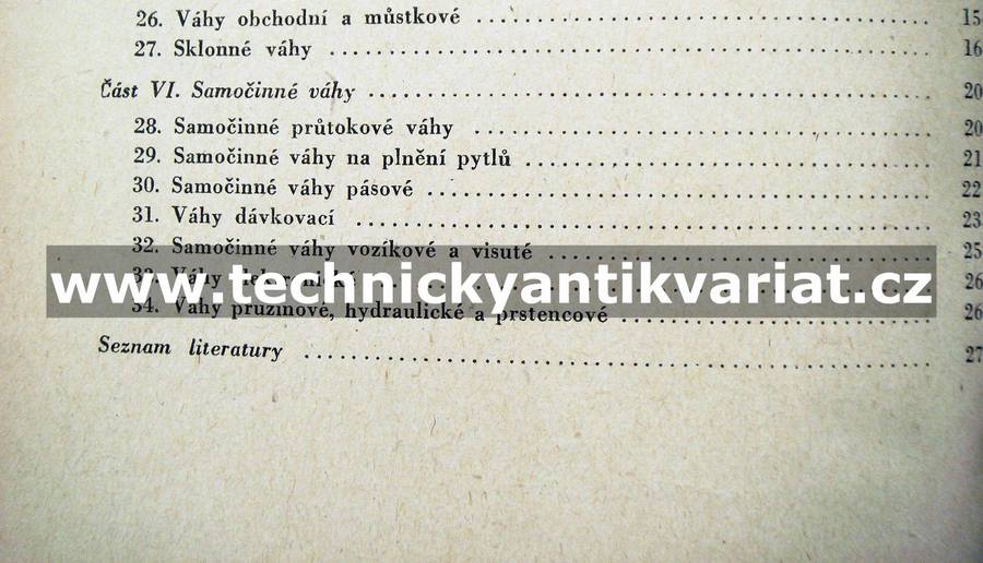 Váhy - Karel Pecold (1956)