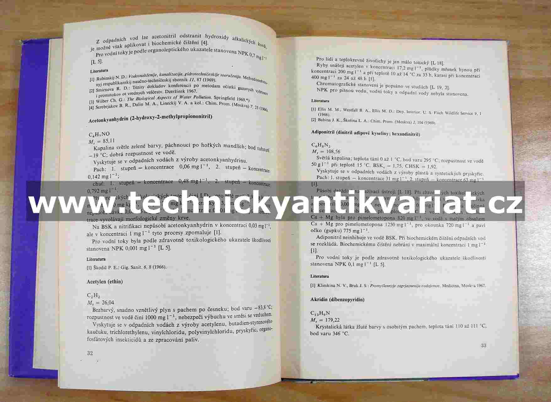 Škodlivé organické látky v průmyslových odpadních vodách