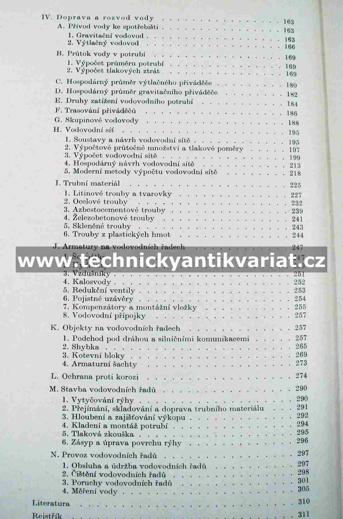 Vodárenství I.,II. - Roth, Kroupa, Sukovitý, Višňovský (1970, 1971)