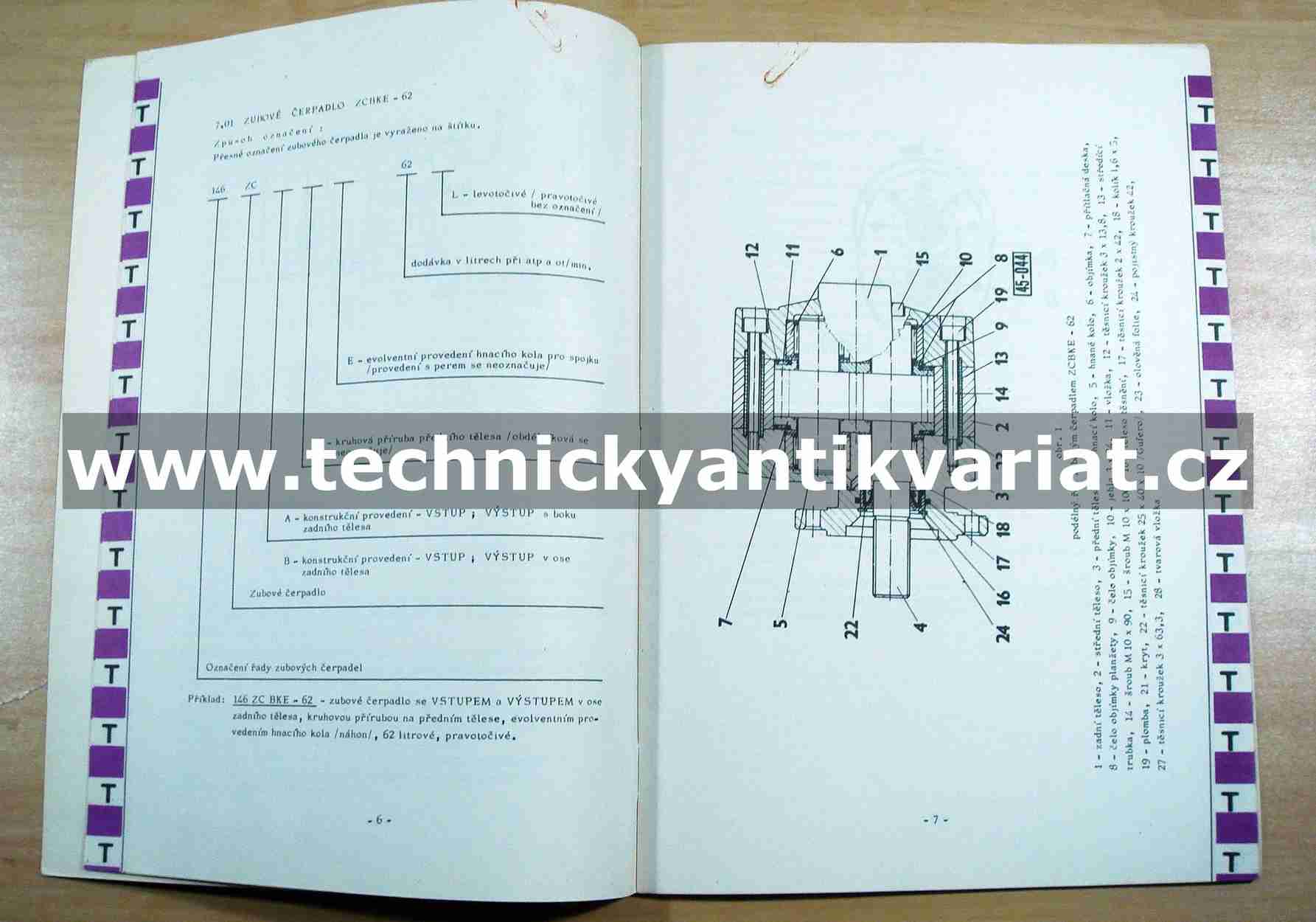 Škoda 706 MT Hydraulické sklápěcí zařízení