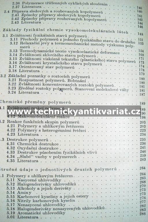 Základy chemie makromolekulárních látek