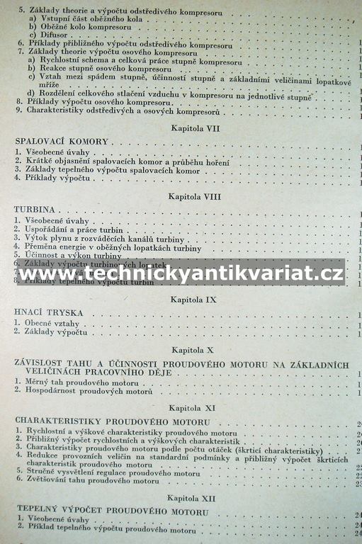 Theorie letadlových proudových motorů
