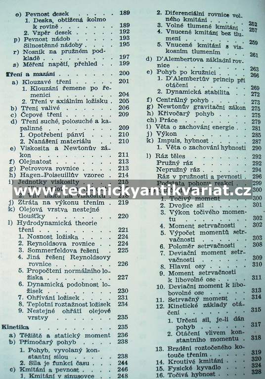 Přehled technické mechaniky - Jaroslav krutina (1954)