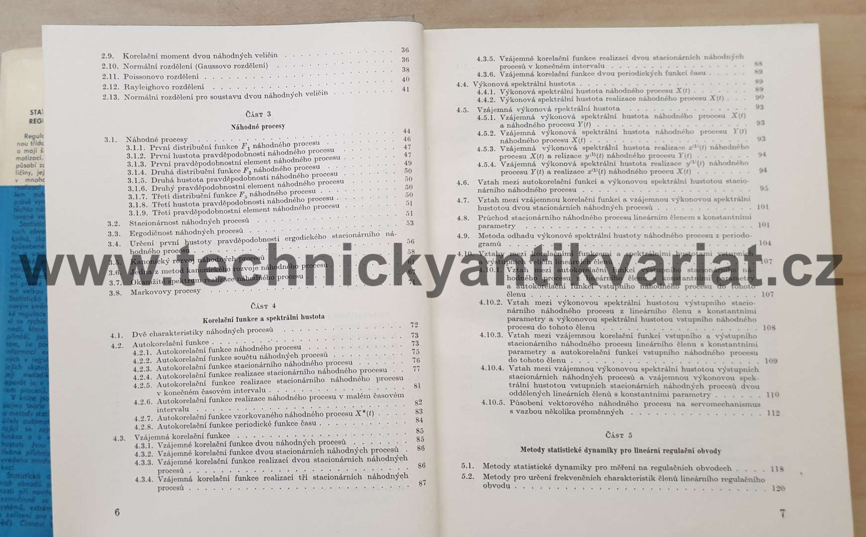 Statistická dynamika regulačních obvodů - J. Beneš (1961)