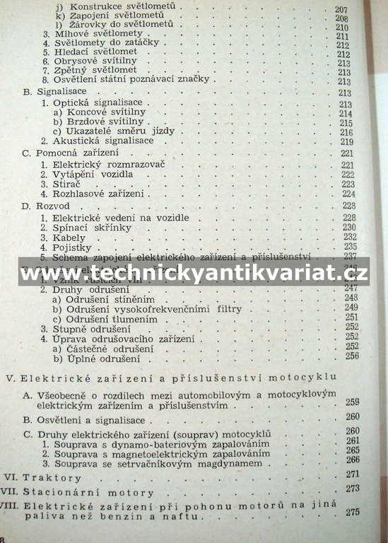 Elektrické zařízení a příslušenství motorových vozidel