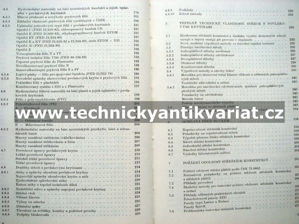 Střechy s povlakovými krytinami - Koželucha (1989)