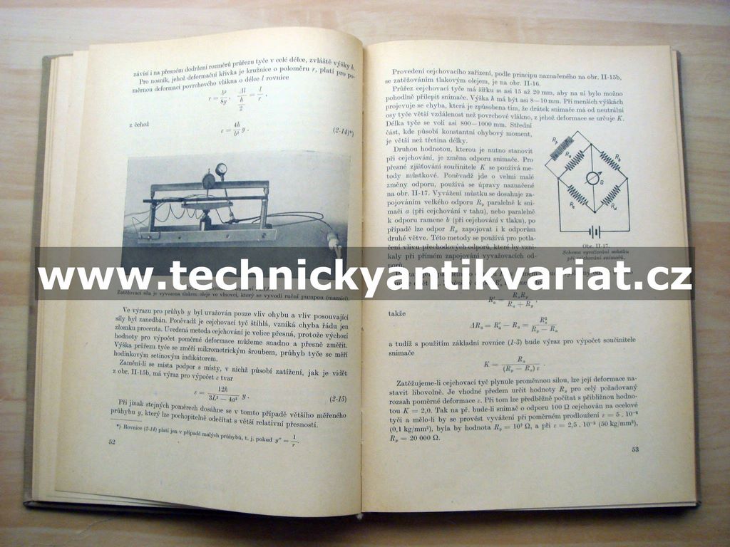 Elektrické odporové tensometry - Zdeněk Růzha (1958)