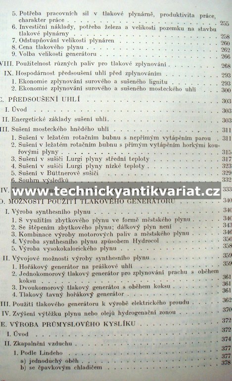 Moderní způsoby zplynování paliv kyslíkem - Jaromír Jelínek (1953)