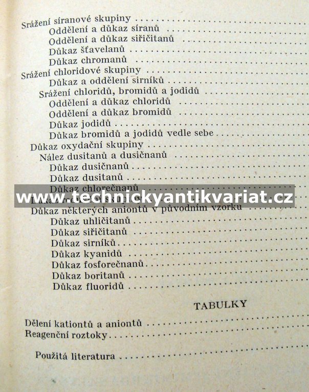 Základy kvalitativní semimikroanalysy