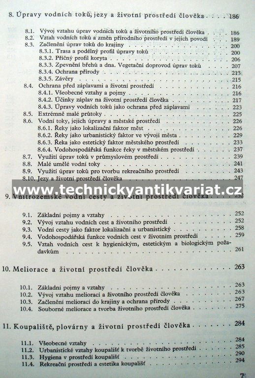 Vodohospodářská výstavba a životní prostředí člověka