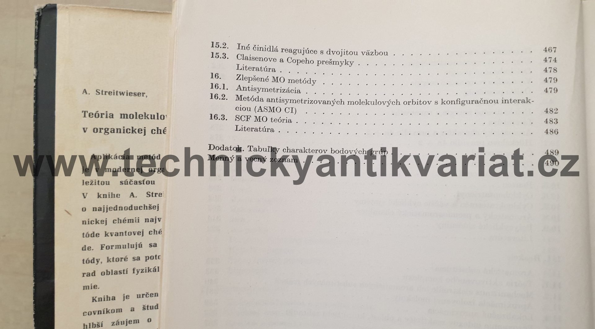 Teória molekulových orbitov v organickej chémii (1968)