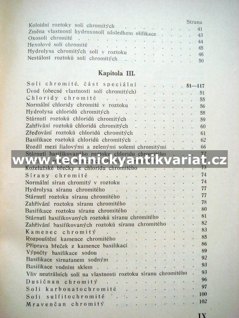 Soli chromu v koželužství - Václav Kubelka (1938)