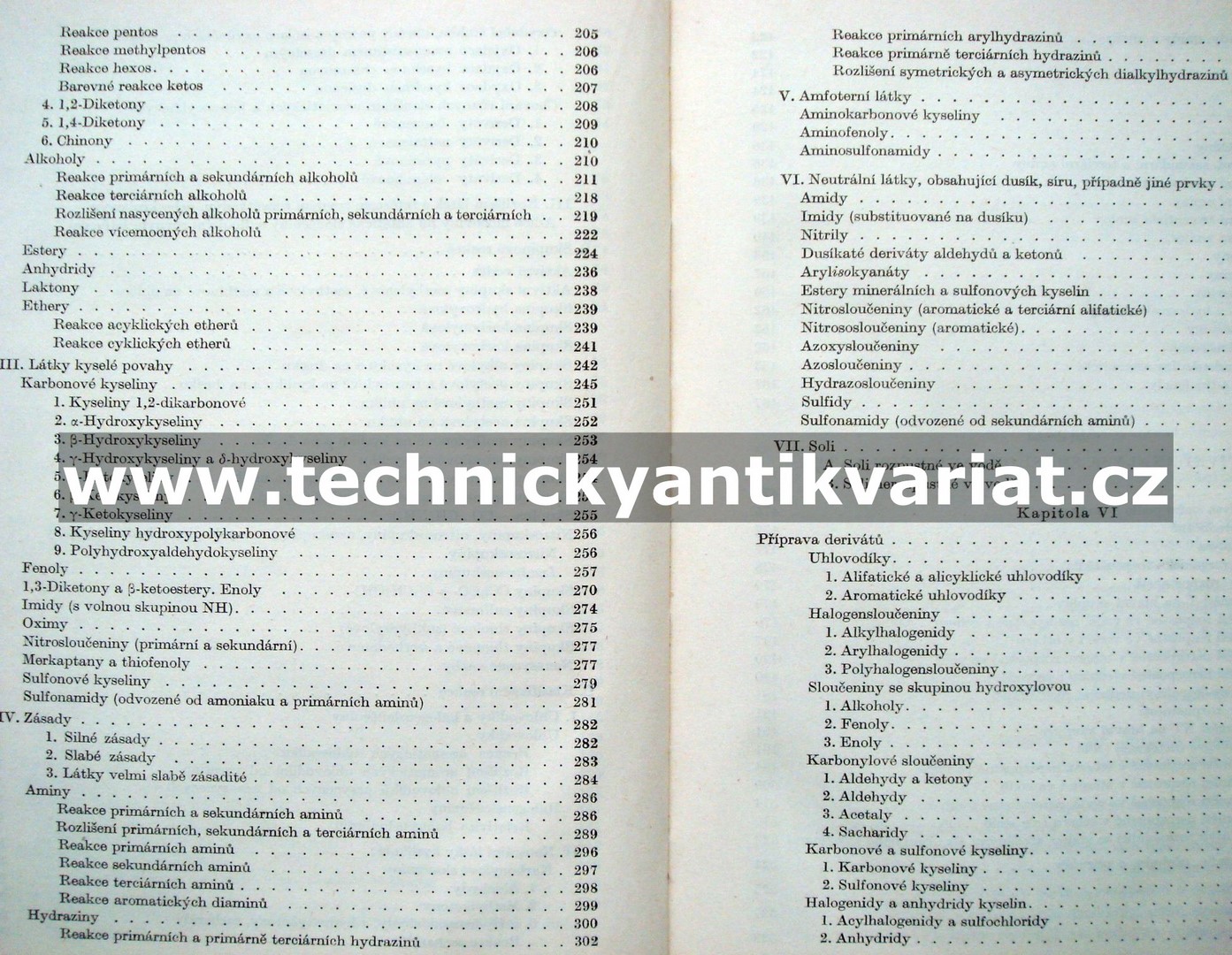 Organická analysa I.