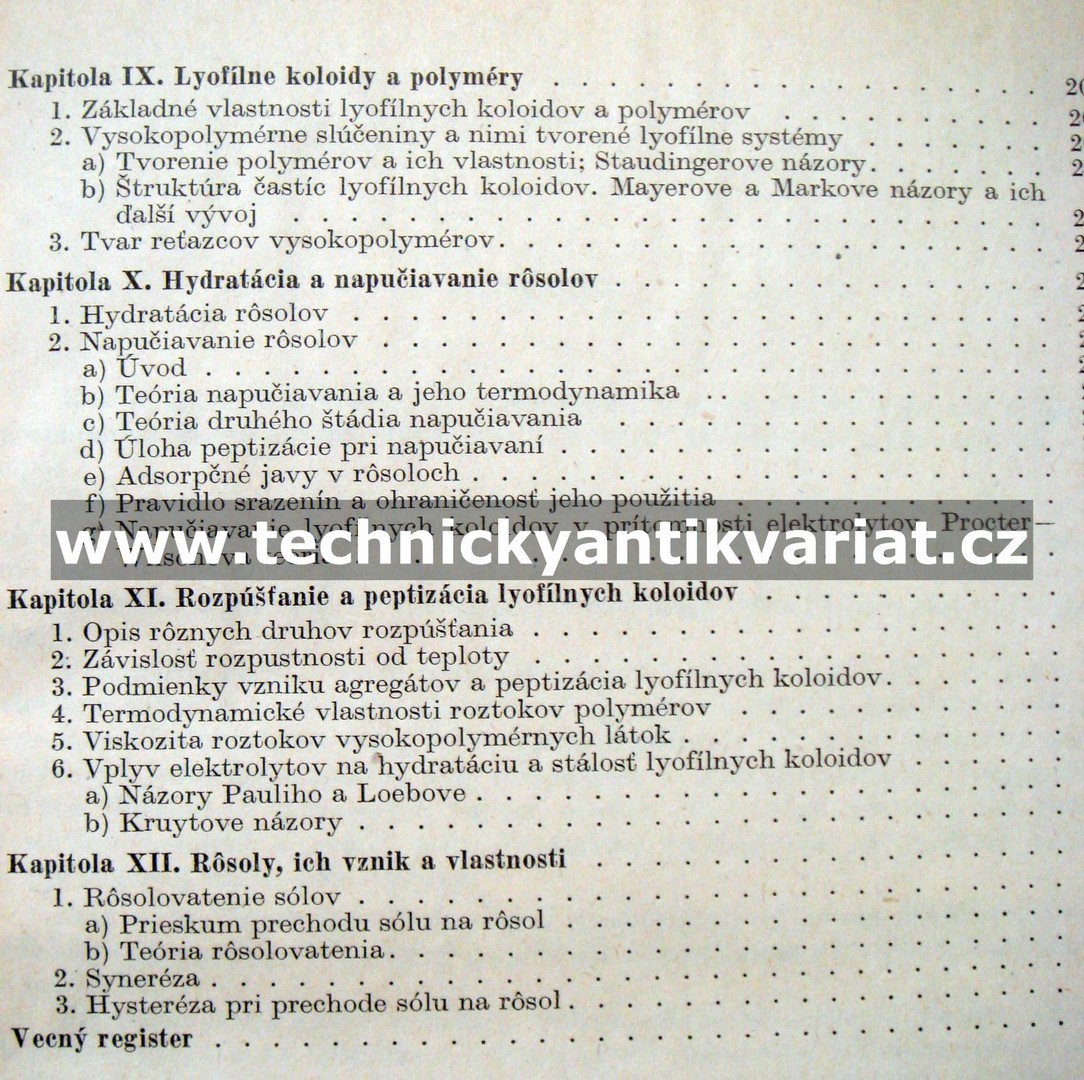 Fyzikálná chémia koloidov