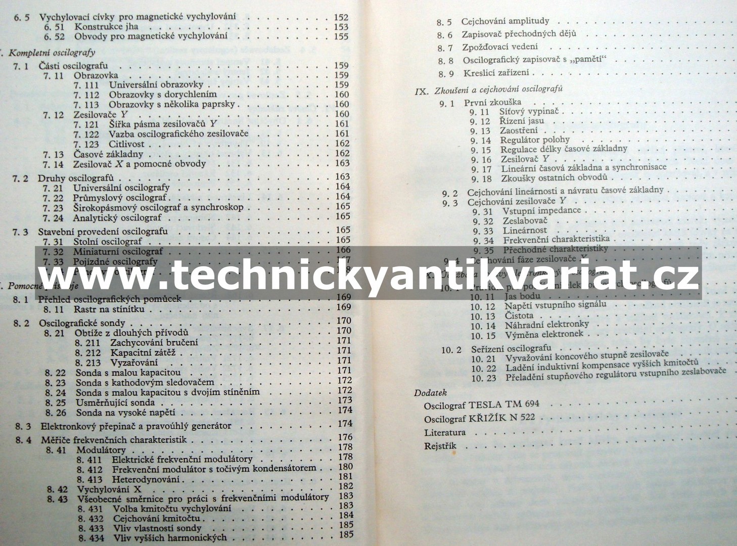 Elektronkový oscilograf - Norton Nadler (1954)