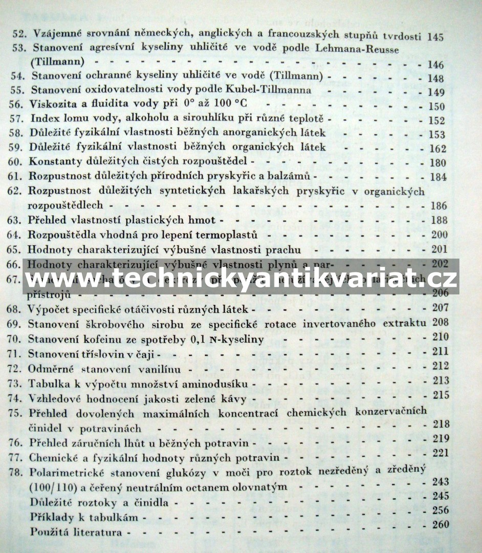 Chemické tabulky I. tabulky všeobecné