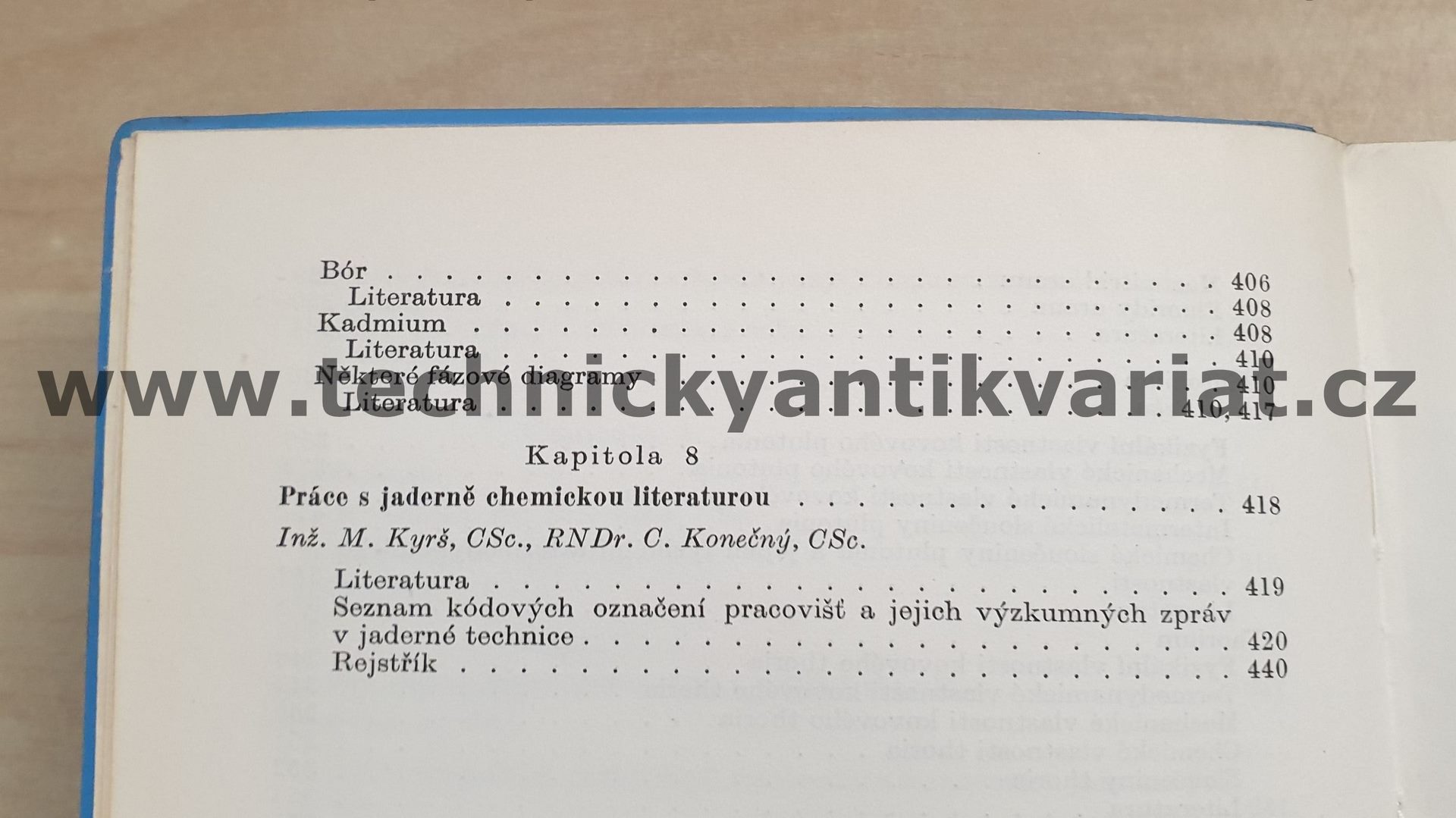 Jaderně chemické tabulky (1964)