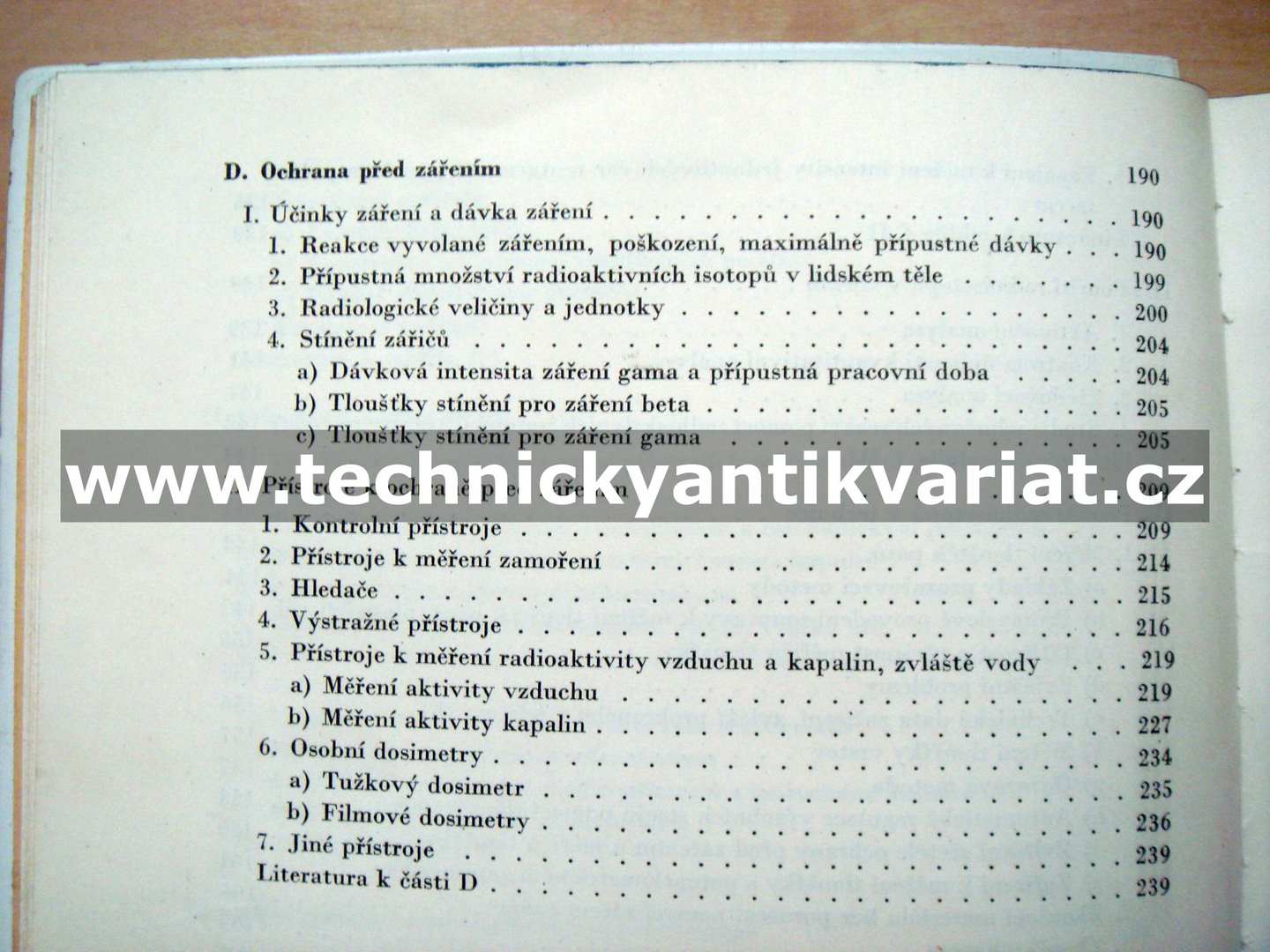 Úvod do měřící techniky záření a využití radioisotopů