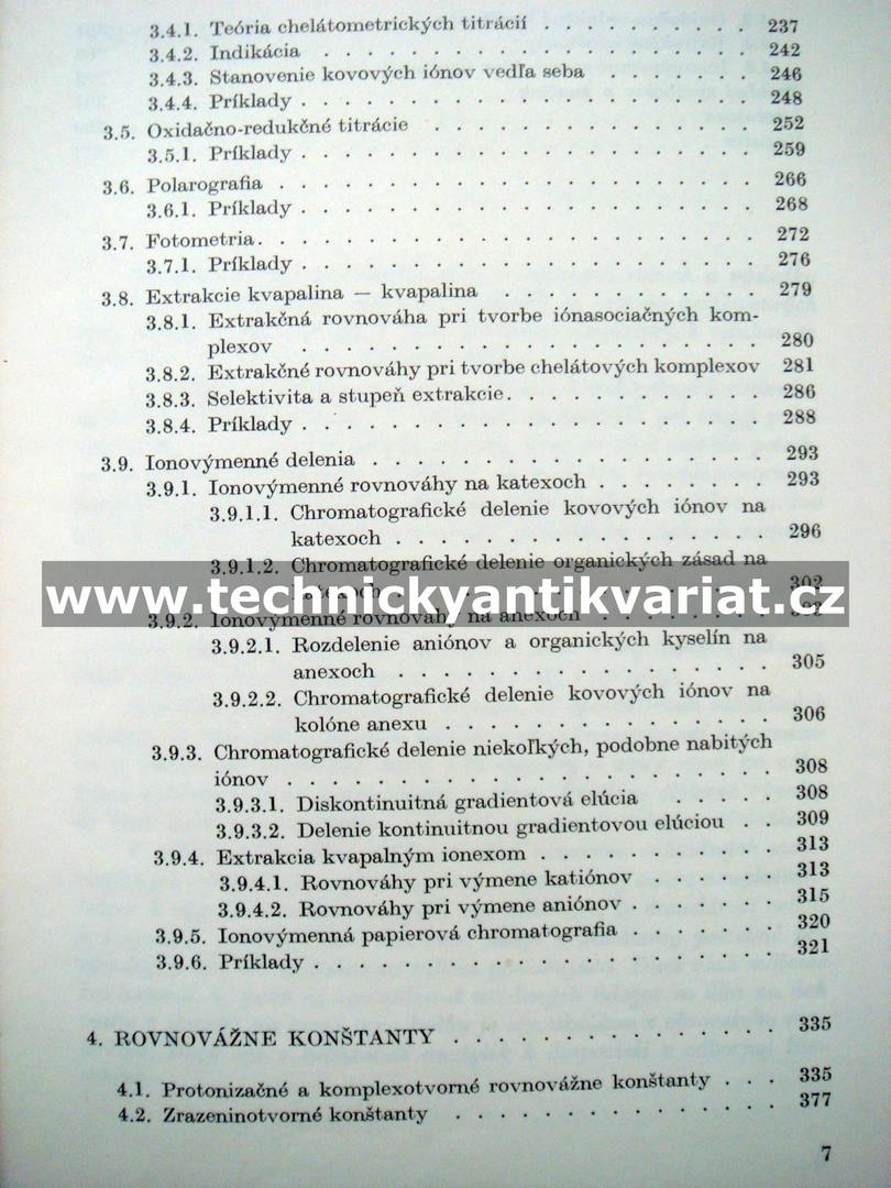 Komlplexné rovnováhy v analytickej chímii