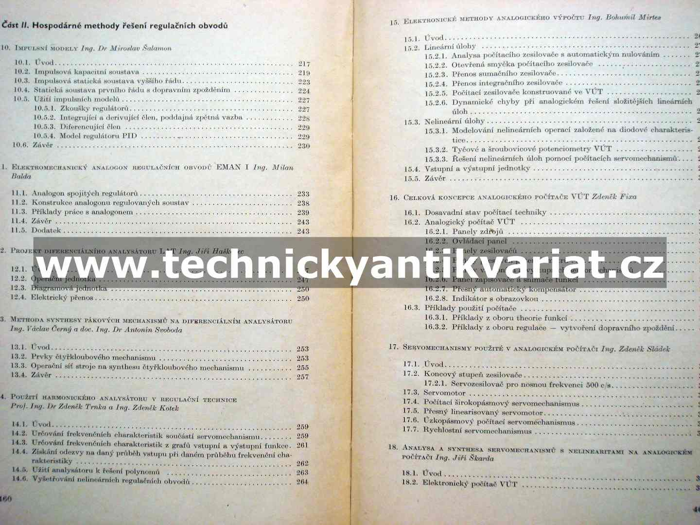 Souhrn prací o automatisaci - Zdeněk Trnka (1956)