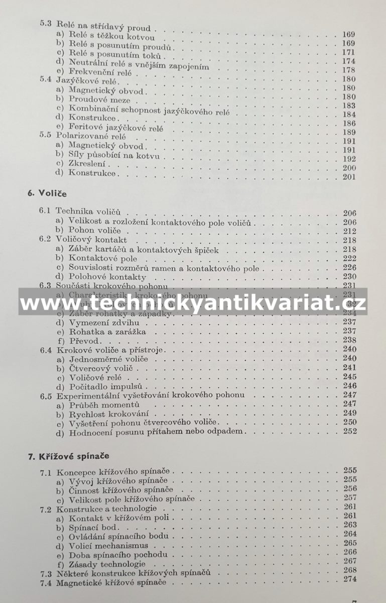 Elektromechanické součástky spojovací techniky - Otakar Klika (1968)
