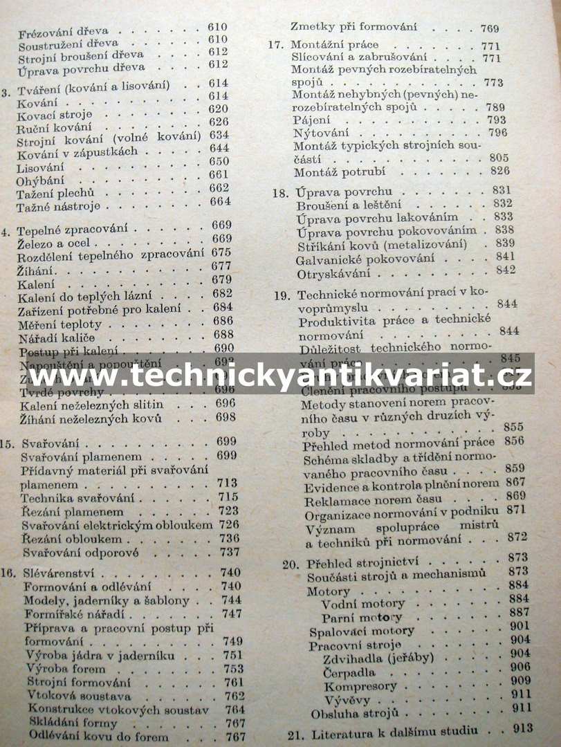Základní učebnice pro pracující v kovoprůmyslu