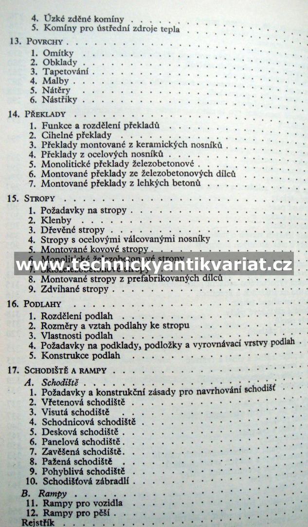 Konstrukce pozemních staveb I.II. (1971)
