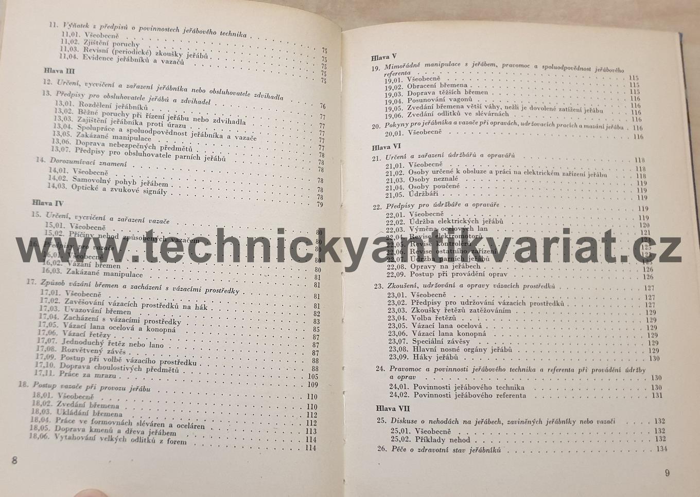 Obsluha jeřábů - J. Vosáhlo (1959)