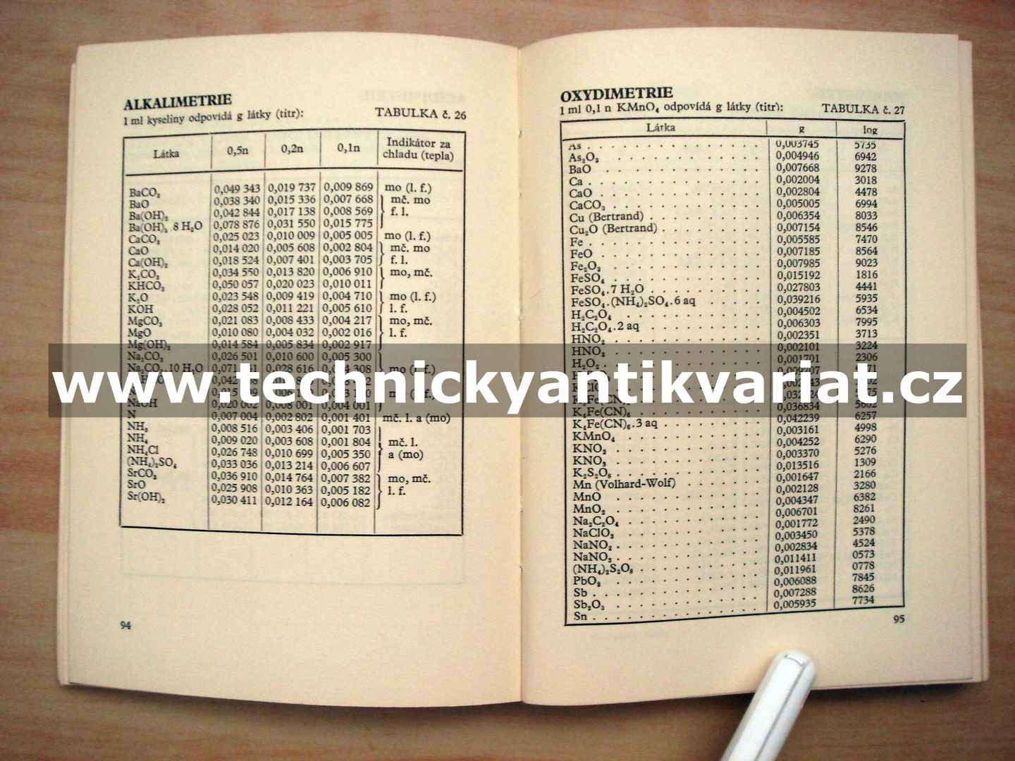 Laboratorní tabulky