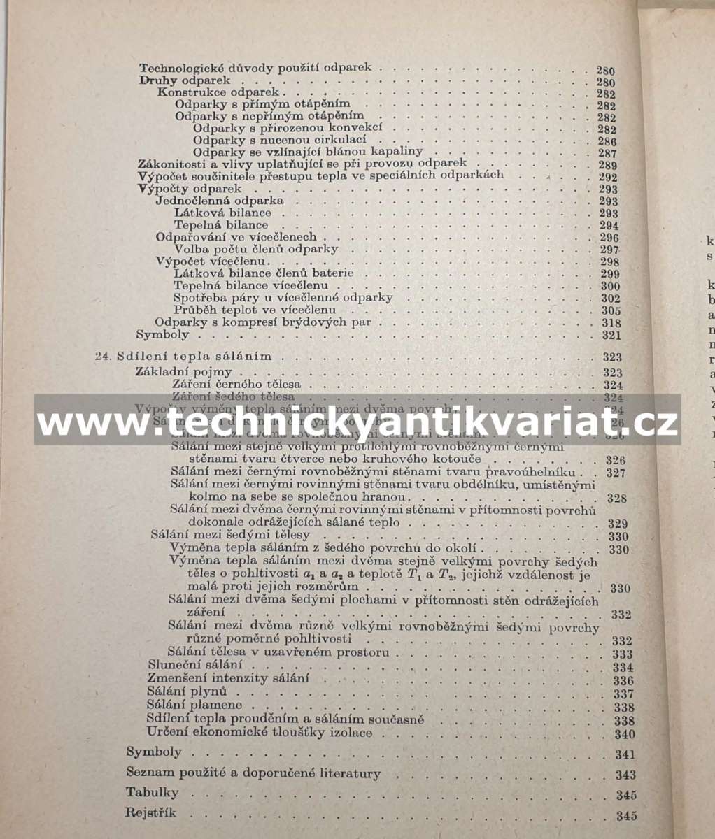 Chemické inženýrství II. Operace výměny tepla - A. Pilář (1964)
