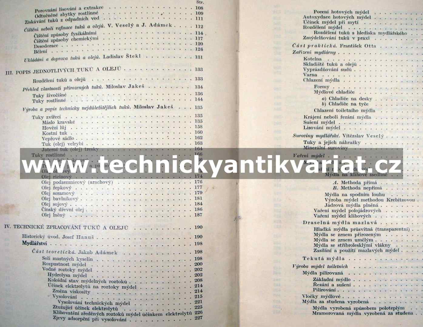 Výroba a zpracování tuků a vosků