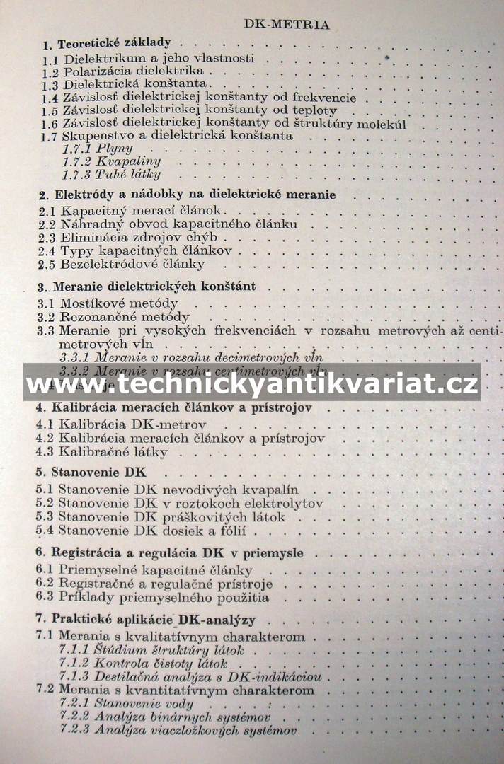 Vodivostné a dielektrické merania v chemickej analýze