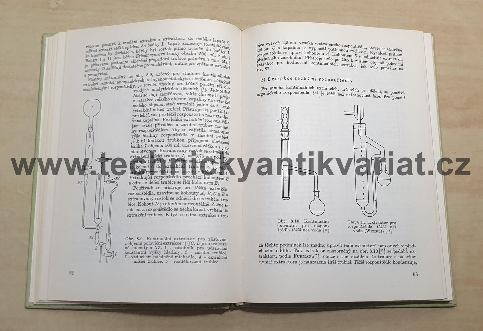 Extrakční metody v analytické chemii - Morrison, Freiser (1962)