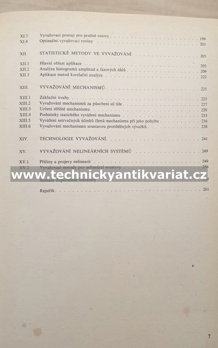 Základy dynamického vyvažování - Juliš, Borůvka, Fryml (1979)