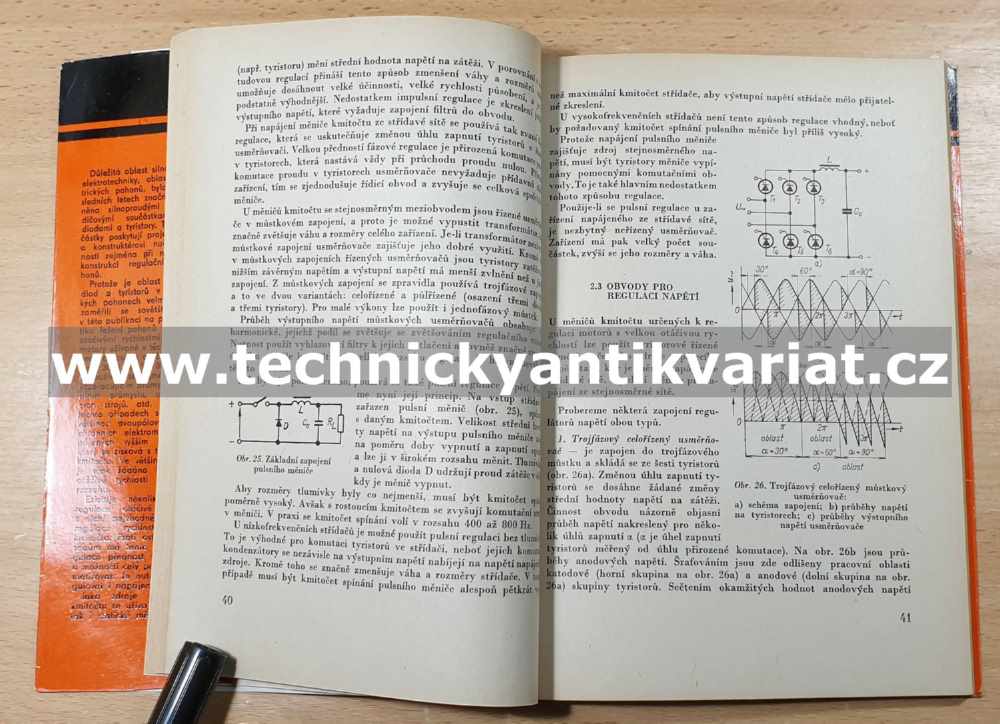 Tyristorové měniče kmitočtu pro regulaci motorů s velkou otáčivou rychlostí - Sandler, Avvakumova, Kudrjavcev, Nikolskij (1973)