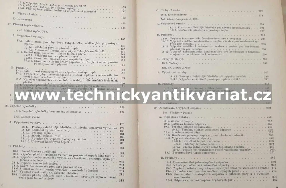 Příklady chemickoinženýrských výpočtů II. - Ryba, Pechoč, Hrubý, Neužil, Žampachová (1964)