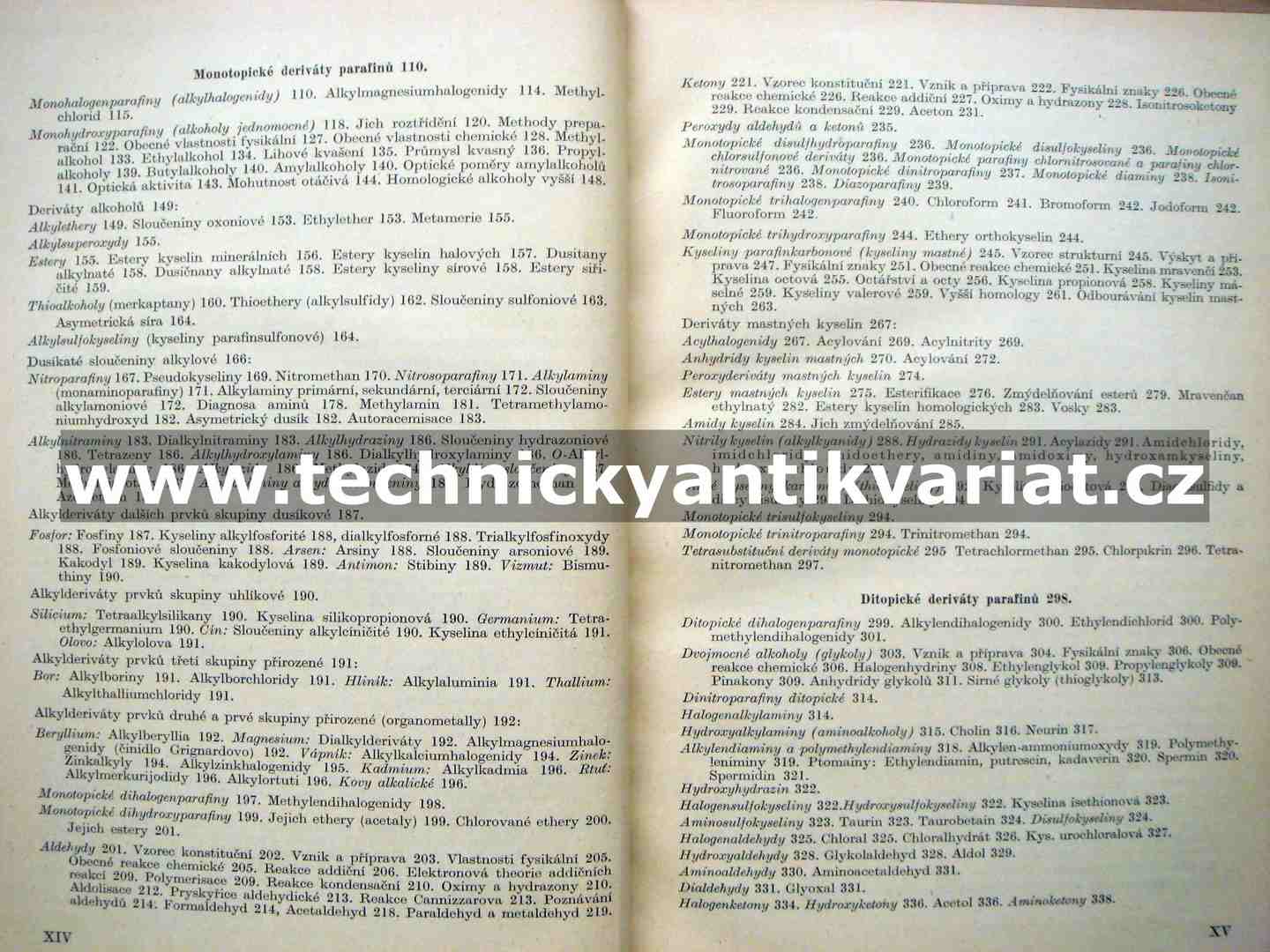 Chemie organická I.