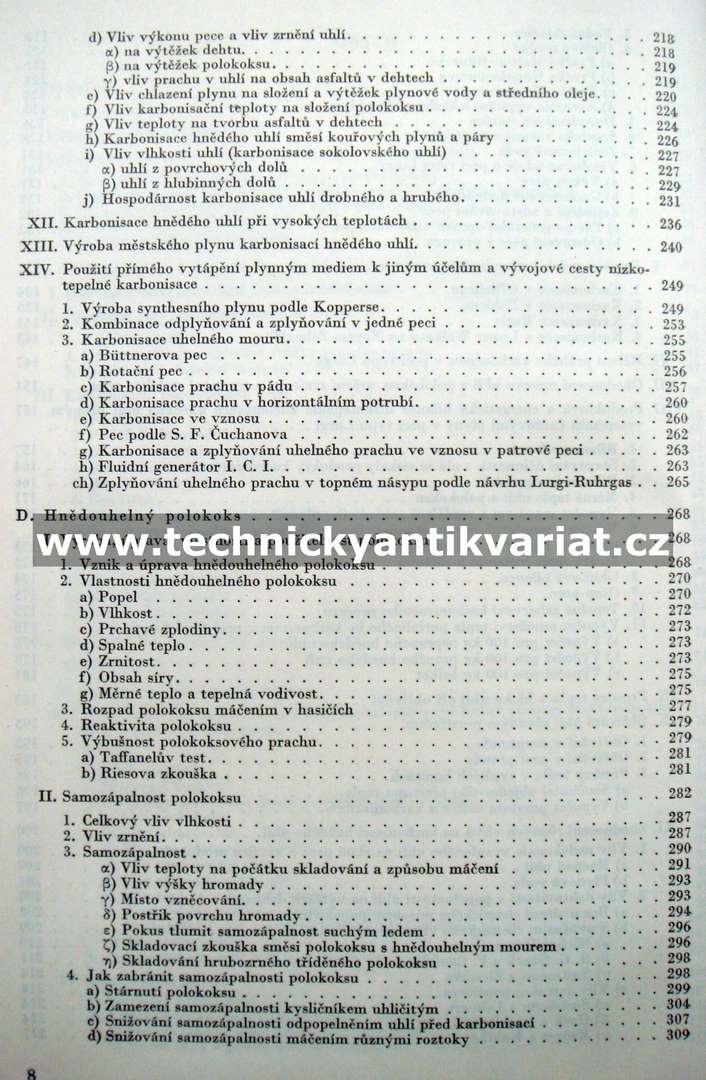 Nízkotepelná karbonisace a tepelné zpracování hnědého uhlí