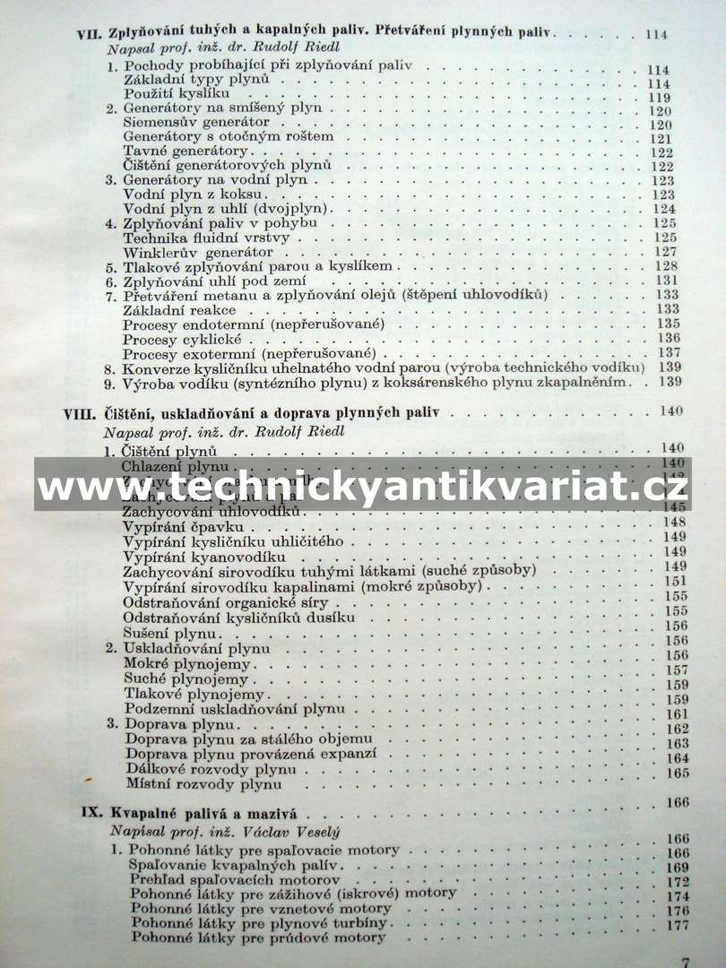 Technologie paliv IV.