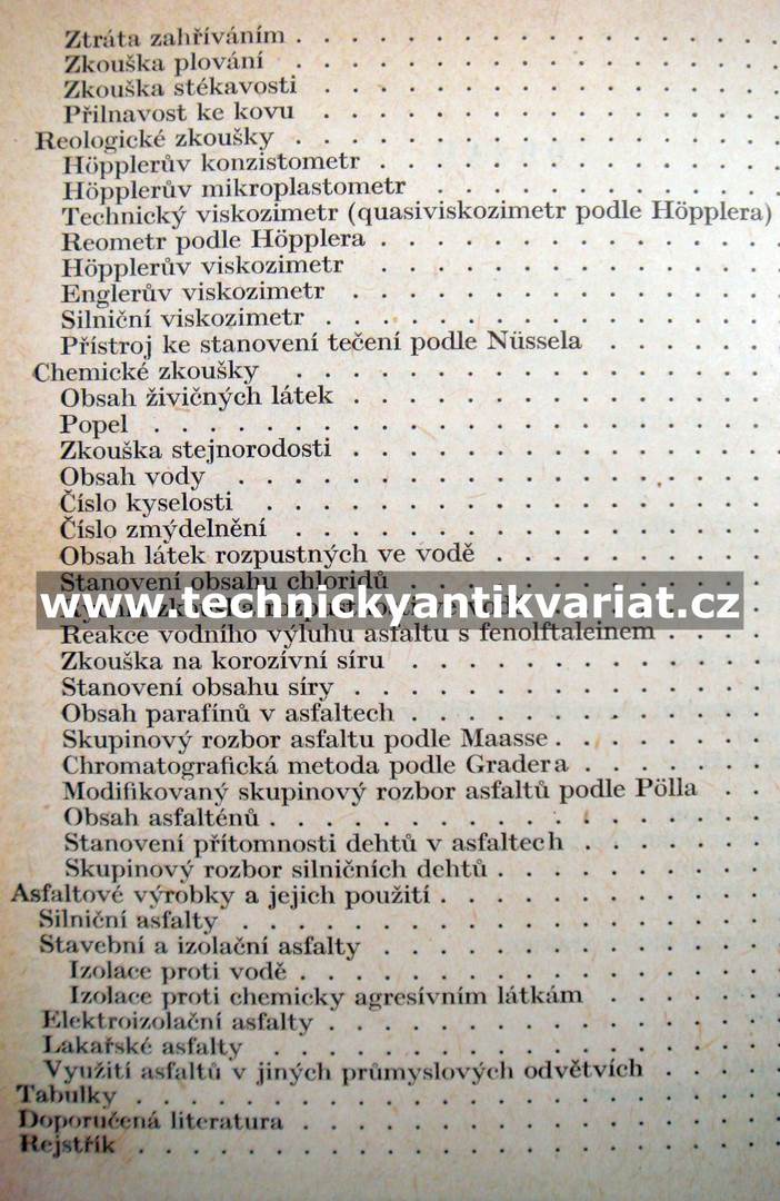 Asfalty jejich výroba a použití